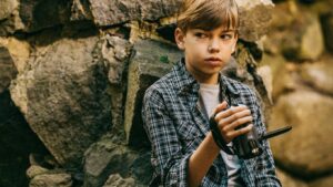 Noor Harri August Koolme mõtleb pärast teledebüüti sarjas "Musta kivi saladus" juba näitlejakarjäärist. (c) Foto: pressifoto
