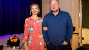 Uuues komöödiasarjas "Piloot" mängib Karin Rask koos Ago Andersoniga abielupaari. (c) Foto: Erlend Štaub